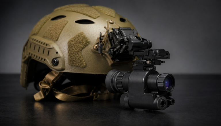 UVQ G14 digital night vision monocular helmet mounted setup