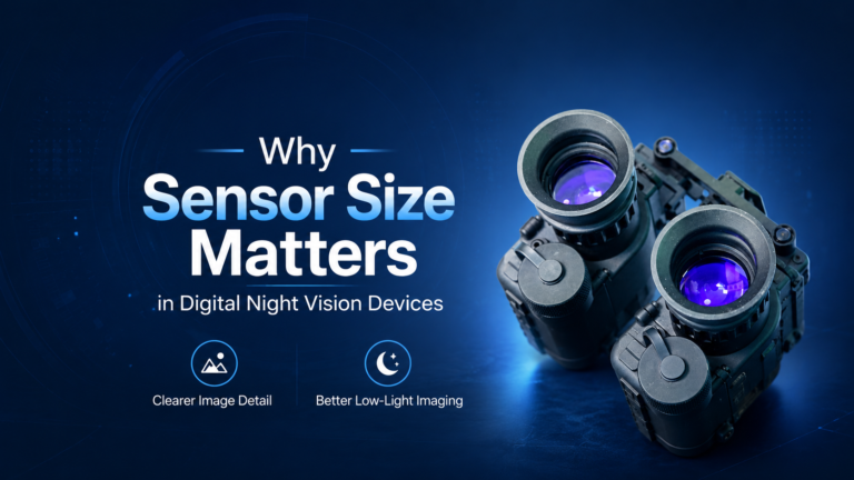 sensor size in digital night vision device