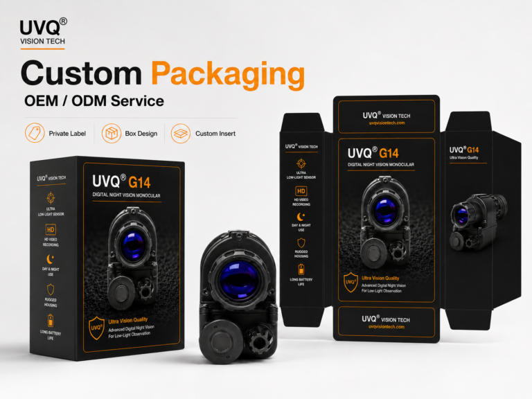 UVQ G14 digital night vision monocular product packaging