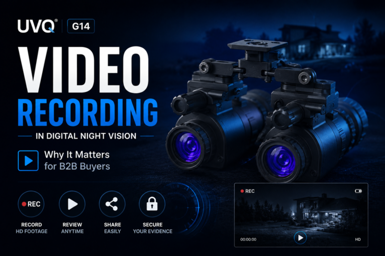 UVQ G14 video recording in digital night vision for B2B buyers