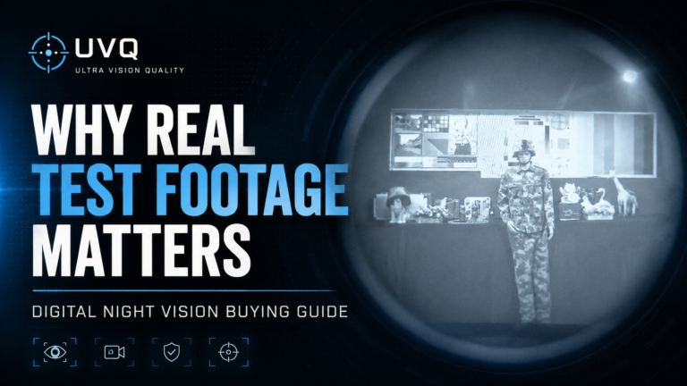 Real test footage for digital night vision evaluationEvaluation