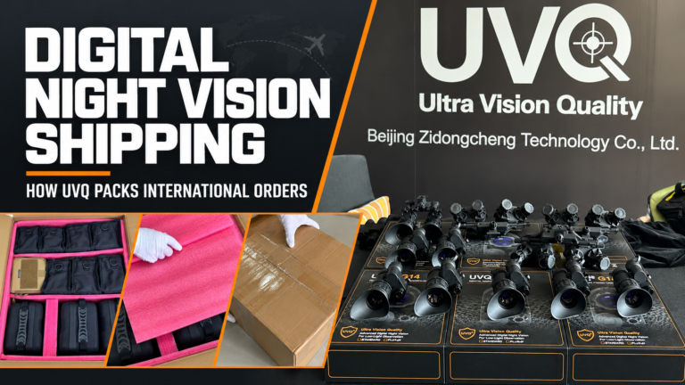 Digital night vision shipping process for UVQ international orders