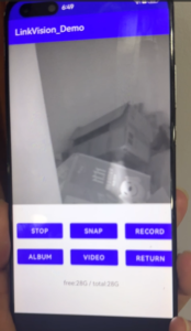 UVQ G14 Android live image transmission with snapshot and recording controls