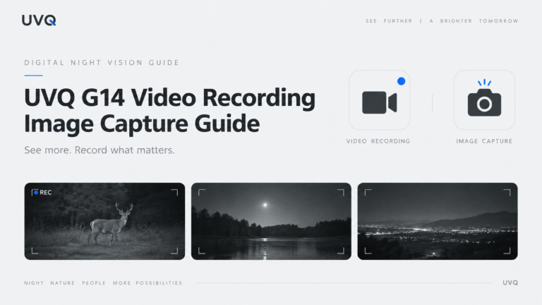 UVQ G14 video recording and image capture guide