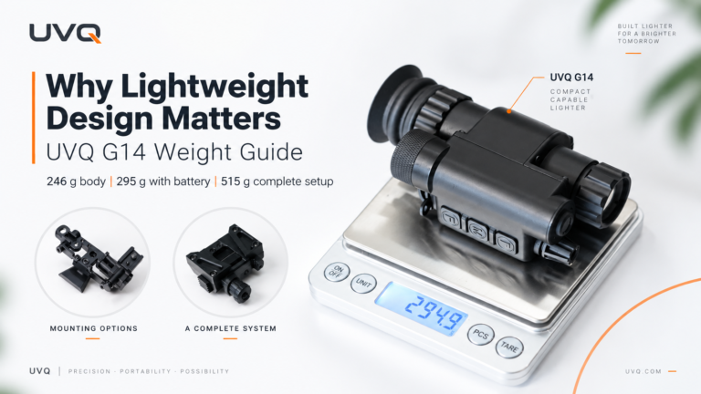 UVQ G14 lightweight design and real weight test