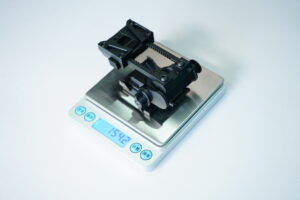 UVQ G14 flip-up mount real weight test