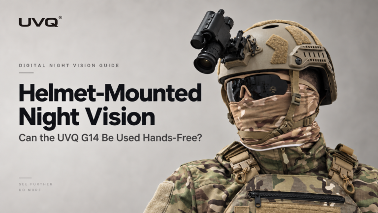 UVQ G14 helmet-mounted digital night vision monocular