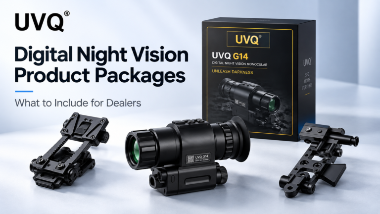 digital night vision product package for dealers with UVQ G14