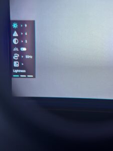 UVQ G14 50Hz and image adjustment settings